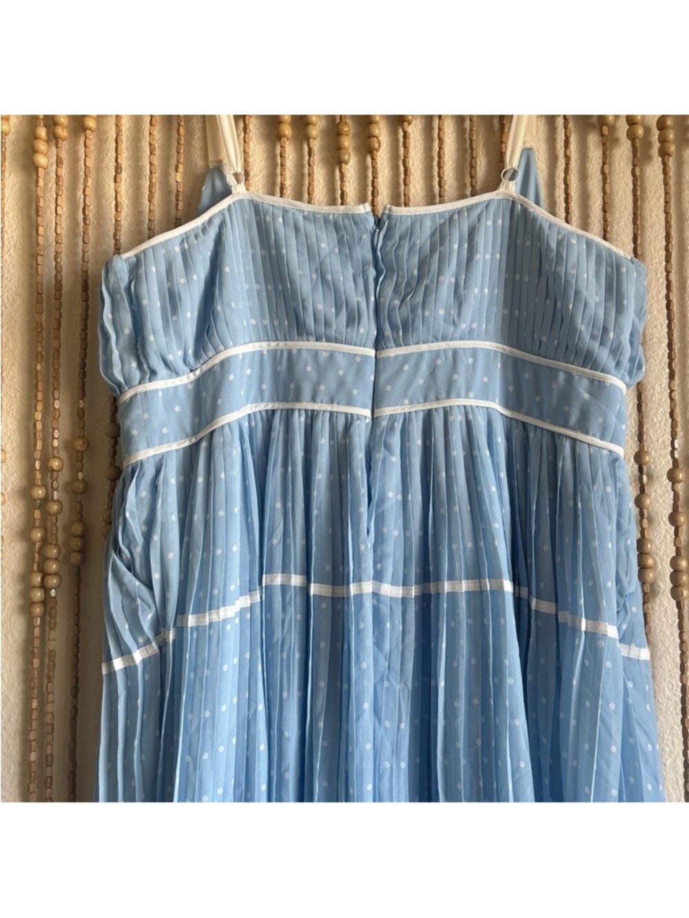 NWOT Torrid Marilyn Monroe Pleated Tiered Midi Light Blue Dress - Picture 8 of 10